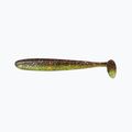 Relax Bass 3 Laminovaná měkká návnada 4 ks. Chartreuse-Silver Glitter / Motor Oil-Multi Glitter BAS3