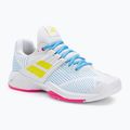 Dámská tenisová obuv Babolat 21 Jet Mach 3 Clay white/sulphur spring