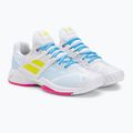 Dámská tenisová obuv Babolat 21 Jet Mach 3 Clay white/sulphur spring 4