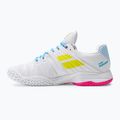 Dámská tenisová obuv Babolat 21 Jet Mach 3 Clay white/sulphur spring 10