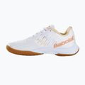 Dámské boty na badminton Babolat Shadow Tour 5 W white/ yellow 10