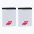 Potítka  Babolat Logo Jumbo Wristband 2 ks white/strike red