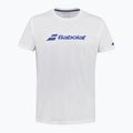 Dětské tričko  Babolat Exercise Babolat Jr white/white