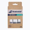 Omotávka na tenisovou raketu Babolat Pro Tour 2.0 12 ks white