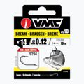 Methode leader VMC Bream loop hook with barb + line 10 ks červená 929412