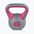 Kettlebell Sveltus Fit 2 kg šedá/růžová