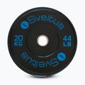 Olimpijské bumperové závaží Sveltus Training Olympic Disc 20 kg black