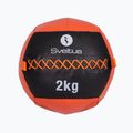 Sveltus Wall Ball 2 kg černá/červená