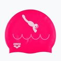 Dětská plavecká čepice arena Kun Cap pink 91552/24 2