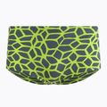 Pánské plavecké boxerky arena Carbonics Low Waist Short šedozelené 000053