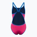 Dámské jednodílné plavky arena Team Stripe Super Fly Back One Piece růžový 001195/970 2