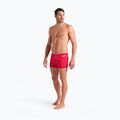Pánské plavecké boxerky arena Team Swim Short Solid red/white 5