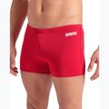 Pánské plavecké boxerky arena Team Swim Short Solid red/white 7