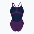 Dámské jednodílné plavky Arena Team Light Drop Solid plum/white 2