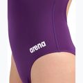 Dámské jednodílné plavky Arena Team Light Drop Solid plum/white 9