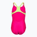 Dětské jednodílné plavky arena Swim Pro Back Logo růžový 005539/760 5