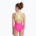 Dětské jednodílné plavky arena Swim Pro Back Logo růžový 005539/760 7