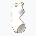 Dámské jednodílné plavky Arena One Biglogo One Piece white/gold 3