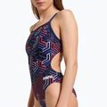 Dámské jednodílné plavky arena Kikko Pro Swimsuit Challenge Back navy/team redwhiteblue 4