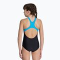 Dětské jednodílné plavky arena Multi Pixels New Swim Pro Back černá/tyrkysová 4