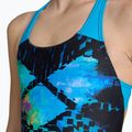 Dětské jednodílné plavky arena Multi Pixels New Swim Pro Back černá/tyrkysová 5