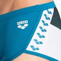 Pánské plavecké boxerky arena Planet Swim Low Waist Short blue cosmo/white multi 5