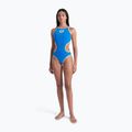 Dámské jednodílné plavky  arena One Biglogo One Piece blue river/fluo orange 2