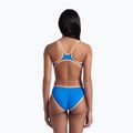 Dámské jednodílné plavky  arena One Biglogo One Piece blue river/fluo orange 3