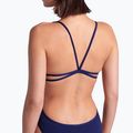 Dámské jednodílné plavky arena Lace Back Solid navy/white 8