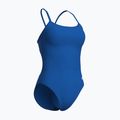 Dámské jednodílné plavky arena Lace Back Solid royal/white 3