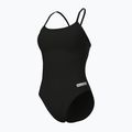 Dámské jednodílné plavky arena Lace Back Solid black/white 4