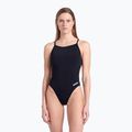 Dámské jednodílné plavky arena Lace Back Solid black/white 5