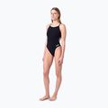 Dámské jednodílné plavky arena Lace Back Solid black/white 6
