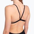 Dámské jednodílné plavky arena Lace Back Solid black/white 8