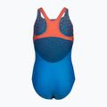 Dětské jednodílné plavky arena Kikko V Swim Pro Back blue china/calypso coral 3