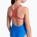Dětské jednodílné plavky arena Kikko V Swim Pro Back blue china/calypso coral 9