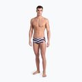 Pánské plavecké boxerky arena Multi Stripes Swim Low Waist Short navy multi 5