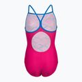 Arena Daly Light Drop Back freak rose/blue china dětské jednodílné plavky 3