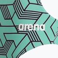 Dámské jednodílné plavky  arena Escape Challenge Back black/water blue multi 3