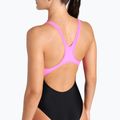 Dámské jednodílné plavky  arena Imaginary Swim Pro Back black/shocking pink/multi 9
