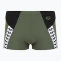 Pánské plavecké boxerky  arena Stripe Swim Short sage/black/multi