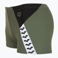 Pánské plavecké boxerky  arena Stripe Swim Short sage/black/multi 3