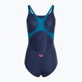 Dámské jednodílné plavky  arena Foggy Dots Swim Pro Back navy / blue cosmo 2