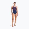 Dámské jednodílné plavky  arena Foggy Dots Swim Pro Back navy / blue cosmo 2