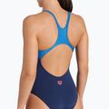 Dámské jednodílné plavky  arena Foggy Dots Swim Pro Back navy / blue cosmo 5