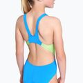 Dětské jednodílné plavky arena Star Shaped Swim Tech L blue river/soft green/multi 9