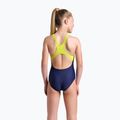 Dětské jednodílné plavky arena Light Tricks Swim Pro Back navy/soft green/multi 7