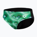 Dětské plavky arena Foam Swim Briefs black/soft green multi 3