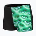 Dětské plavecké boxerky Arena Foam Swim Short black/soft green multi 3