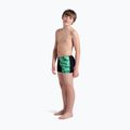 Dětské plavecké boxerky Arena Foam Swim Short black/soft green multi 6